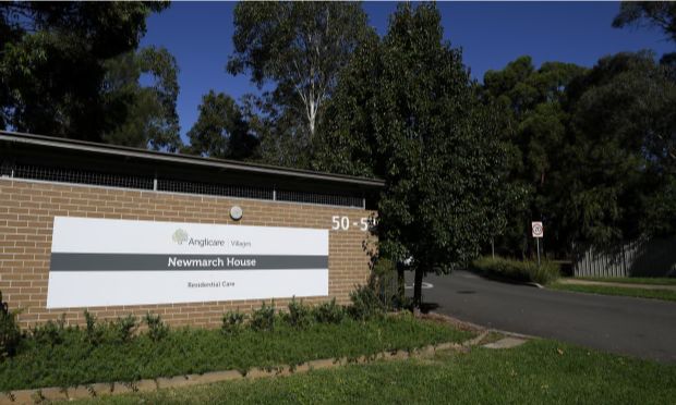 Newmarch House entrance in the original Guardian report