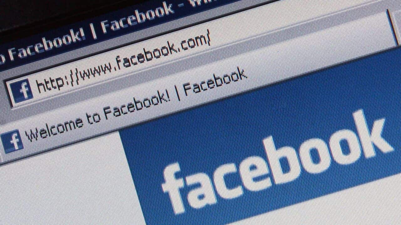 Facebook website photograph used in SBS’s 18 February 2021 report