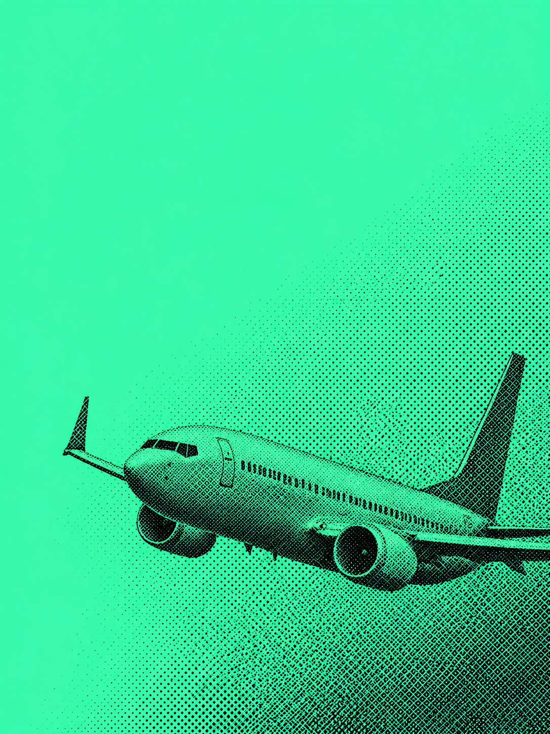 AI-generated editorial halftone illustration; symbolic scene, not a documentary photograph